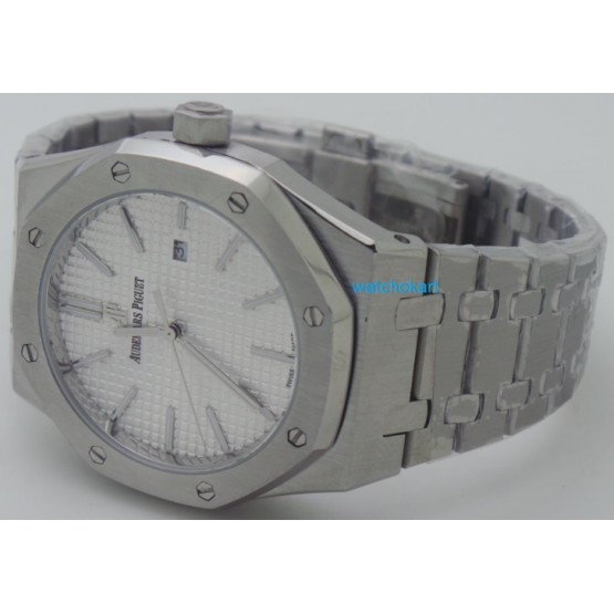 Audemars Piguet Royal Oak Steel White Watch