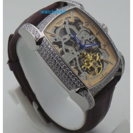 Parmigiani Fleurier: Kalpa XL Tourbillon Skeliton Diamond  Steel 2 Swiss Automatic Watch