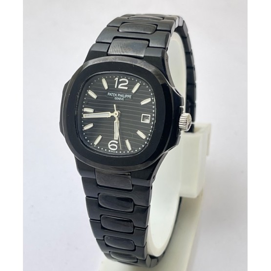 Patek Philippe Nautilus Full Black Ladies Watch