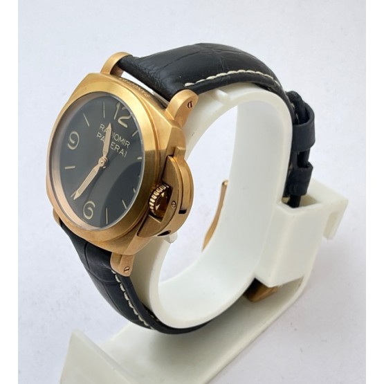 Panerai Radiomir Firenze Rose Gold Leather Strap Ladies Watch