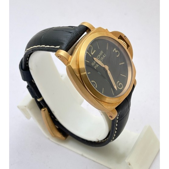 Panerai Radiomir Firenze Rose Gold Leather Strap Ladies Watch