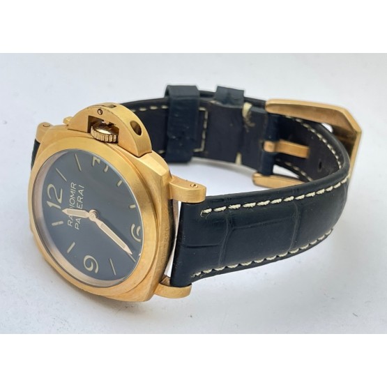 Panerai Radiomir Firenze Rose Gold Leather Strap Ladies Watch