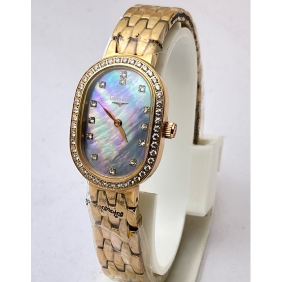 Longines Elegance Symphonette Mother Of Pearl Ladies Watch