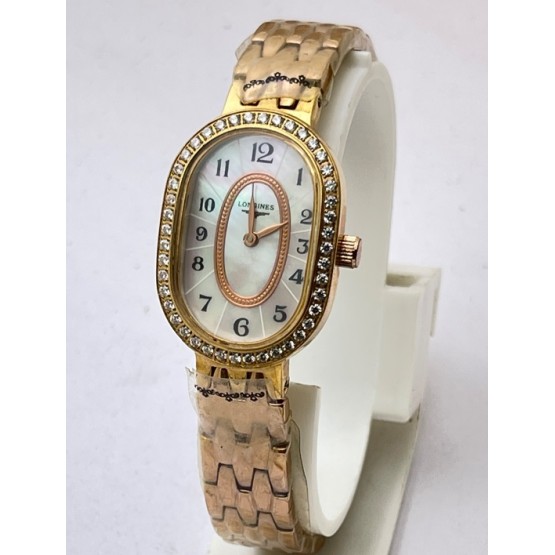 Longines Elegance Symphonette Diamond Bezel Ladies Watch