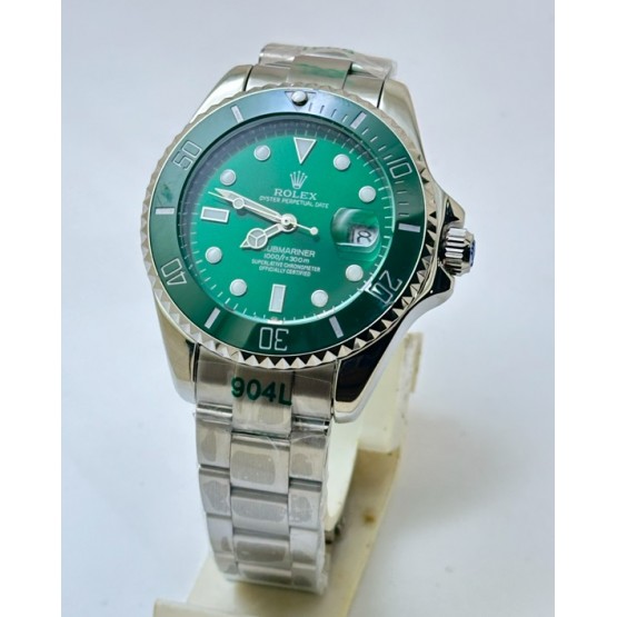 Rolex Submariner HULK Edition Green Dial Steel Bracelet Watch