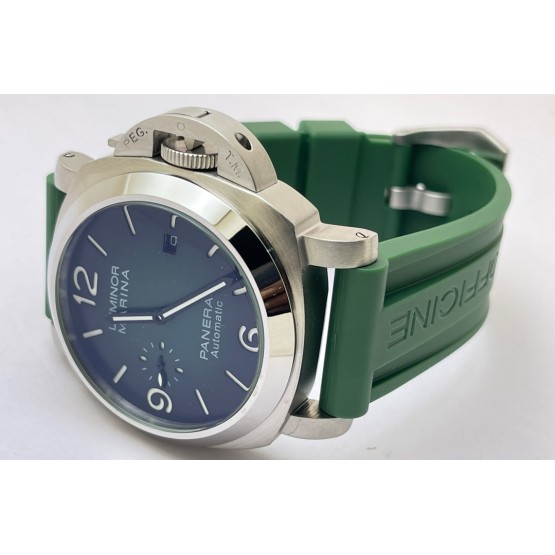 Panerai Marina Green Rubber Strap Swiss ETA Automatic Watch