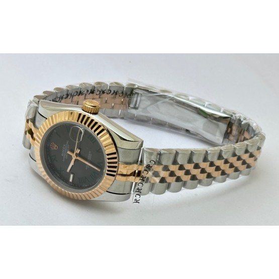 Rolex Datejust Stick Marker Grey Dual Tone Swiss Automatic Ladies Watch