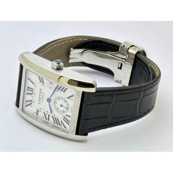 Cartier Tank MC Steel Swiss ETA Automatic Watch