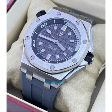 Audemars Piguet Diver Grey Rubber Strap Swiss Automatic Watch