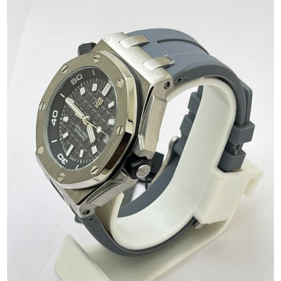 Audemars Piguet Diver Grey Rubber Strap Swiss Automatic Watch