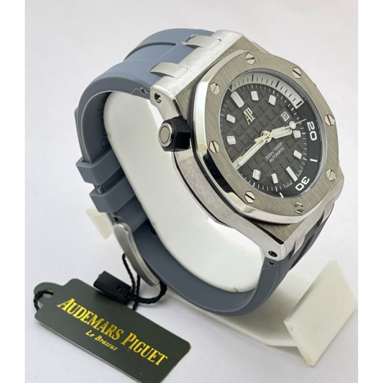 Audemars Piguet Diver Grey Rubber Strap Swiss Automatic Watch