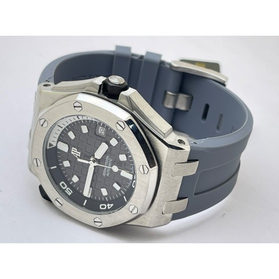 Audemars Piguet Diver Grey Rubber Strap Swiss Automatic Watch