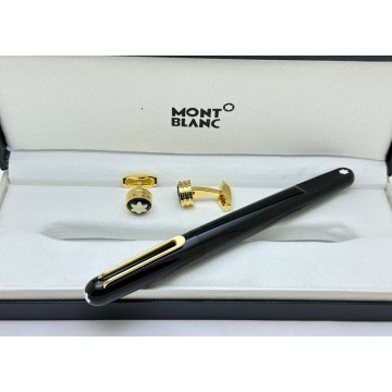 Mont Blanc Rollerball Pen Cufflink Combo - 1