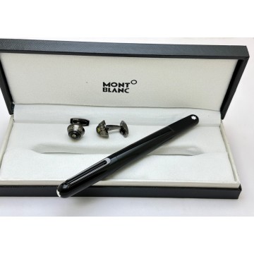 Mont Blanc Rollerball Pen Cufflink Combo - 3