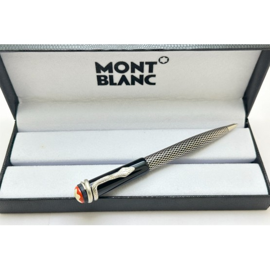 Mont Blanc Heritage Rouge Et Noir Ball Point Pen - 1