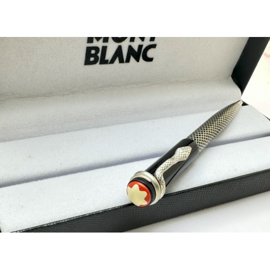 Mont Blanc Heritage Rouge Et Noir Ball Point Pen - 1