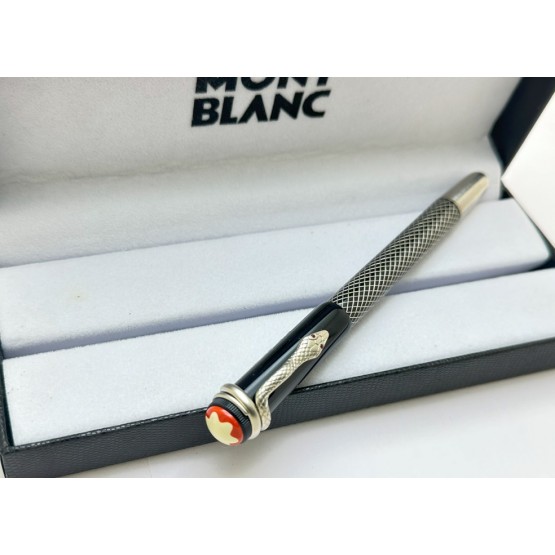 Mont Blanc Heritage Rouge Et Noir Rollerball Pen - 3