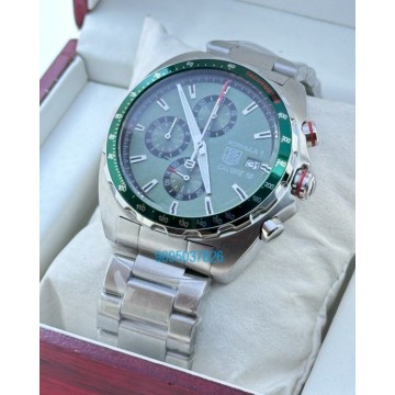 Tag Heuer Calibre 16 Formula 1 Green Full Steel Watch