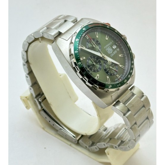 Tag Heuer Calibre 16 Formula 1 Green Full Steel Watch