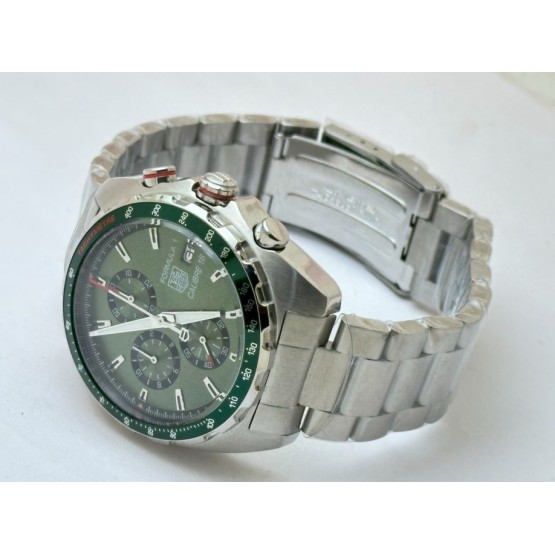 Tag Heuer Calibre 16 Formula 1 Green Full Steel Watch