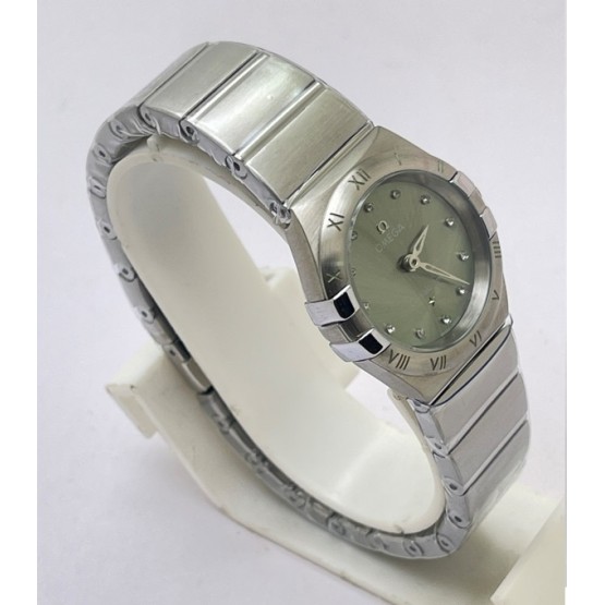 Omega Constellation Green Ladies Watch