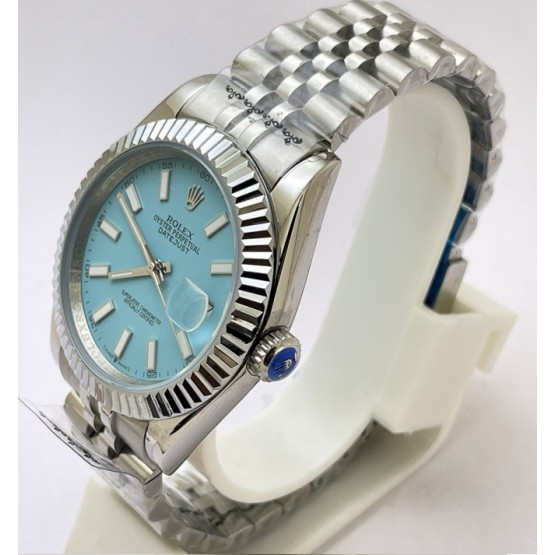 Rolex Date-Just Ice Blue Swiss Automatic Watch