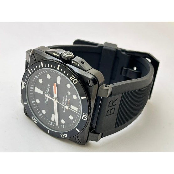 Bell & Ross Instrument Br03-92 Diver Full Black Swiss Automatic Watch