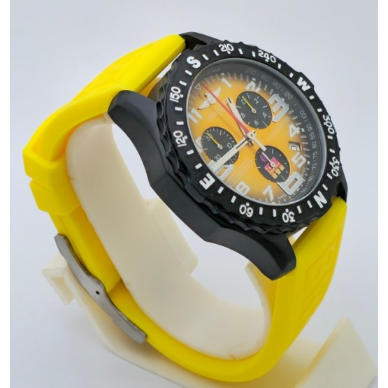 Breitling Endurance Pro Chronometer Yellow Rubber Strap Watch