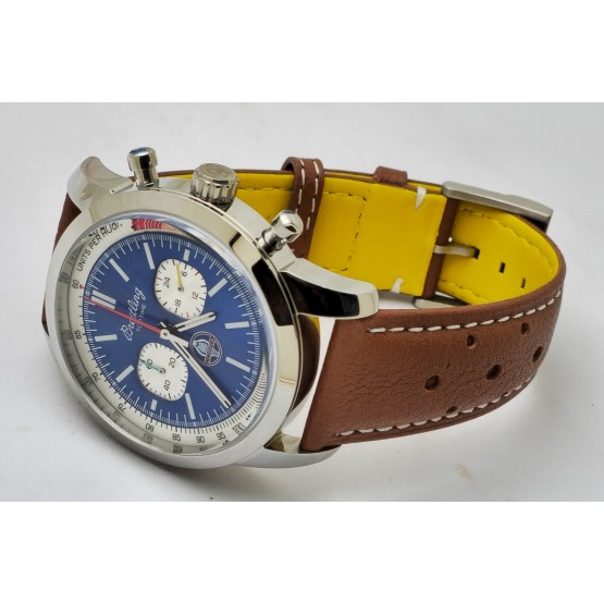 Breitling Top Time Shelby Cobra Leather Strap Watch