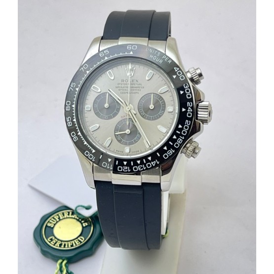 Rolex Daytona Oysterflex Weissgold Swiss ETA 4130 Automatic Valjoux Movement Watch