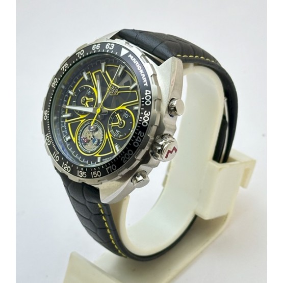 Tag Heuer Formula 1 X Senna Leather Strap Watch