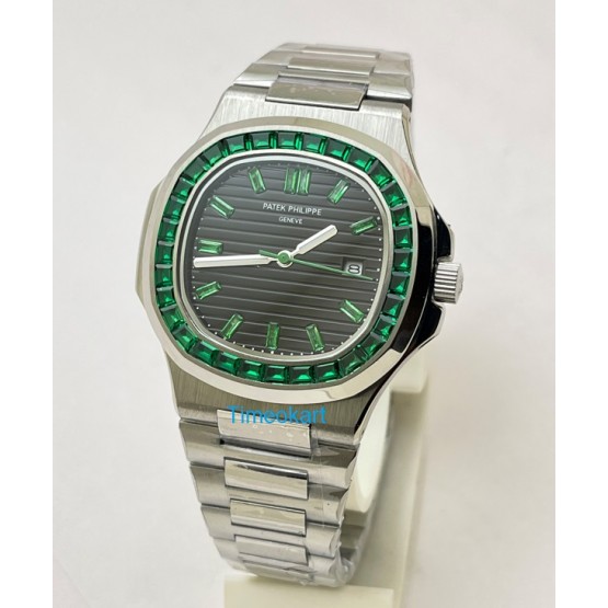 Patek Philippe Nautilus Green Emerald Swiss Automatic Watch