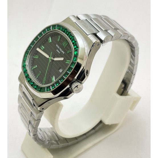 Patek Philippe Nautilus Green Emerald Swiss Automatic Watch