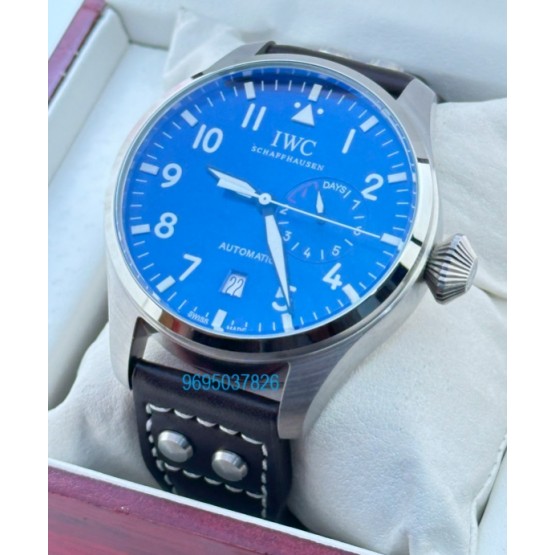 I W C Big Pilot Le Petit Prince Blue Swiss Automatic Watch