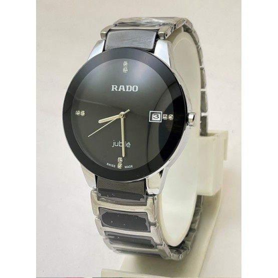  Rado Jublie Daistar Black Dial Steel Dual Tone Watch