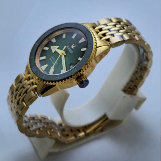 Rado Captain Cook Green Golden Swiss Automatic Watch