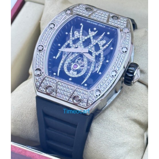 Richard Mille Spider Steel Diamond Swiss ETA Automatic Watch