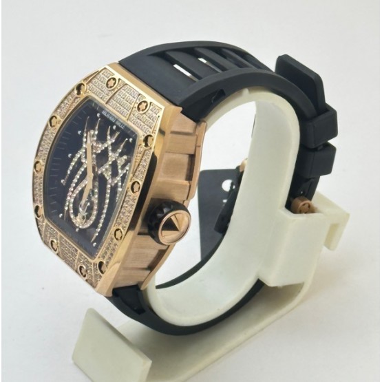 Richard Mille Spider Rose Gold Diamond Swiss ETA Automatic Watch