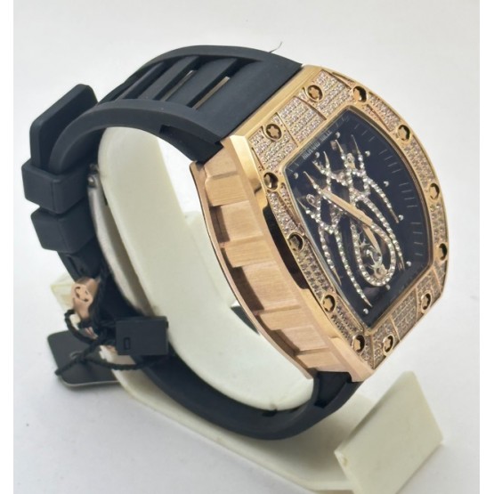 Richard Mille Spider Rose Gold Diamond Swiss ETA Automatic Watch