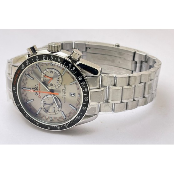 Omega Speedmaster Racing Co-Axial Master Grey Chronograph Watch 