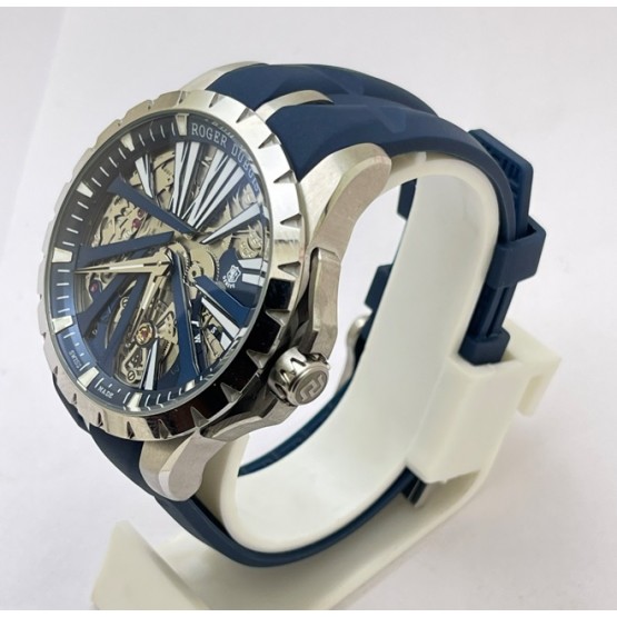 Roger Dubuis Excalibur Diabolus In Machina Blue Swiss Automatic Watch