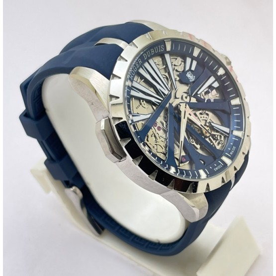 Roger Dubuis Excalibur Diabolus In Machina Blue Swiss Automatic Watch