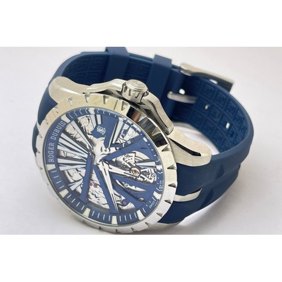 Roger Dubuis Excalibur Diabolus In Machina Blue Swiss Automatic Watch