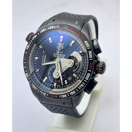 Tag Heuer Grand Carrera Calibre 36 Rubber Strap Watch