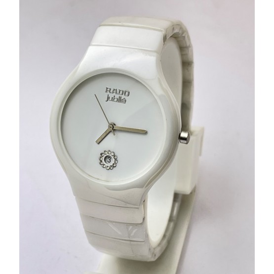 RADO JUBILE FULL WHITE CERAMIC WATCH