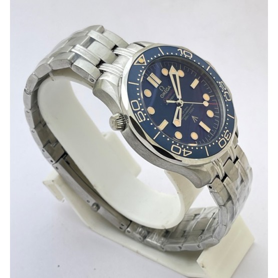 Omega Seamaster Diver Blue Swiss Automatic Watch