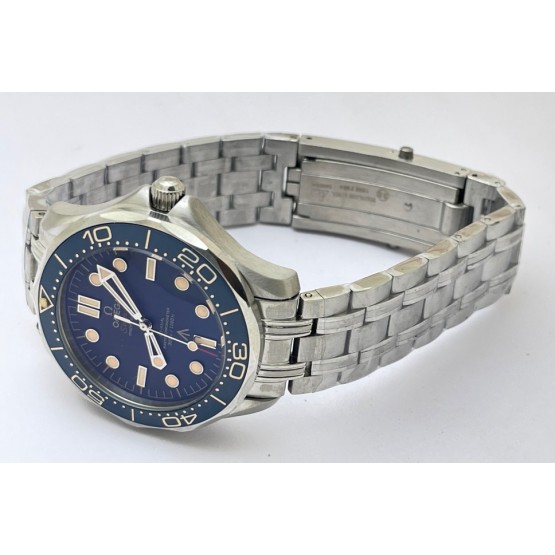 Omega Seamaster Diver Blue Swiss Automatic Watch