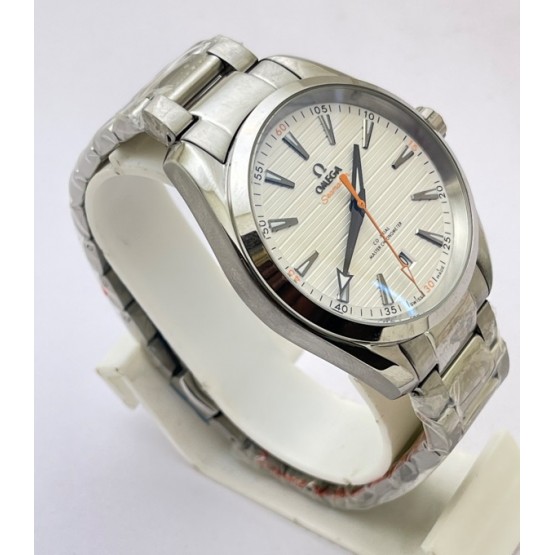 OMEGA SEAMASTER AQUA TERRA WHITE LIMITED EDITION  SWISS AUTOMATIC WATCH