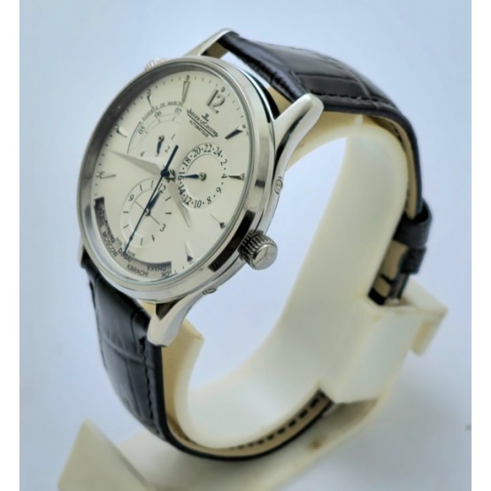 Jaeger Le Coultre Master Control Power Reserve White Swiss ETA Automatic Watch