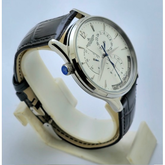 Jaeger Le Coultre Master Control Power Reserve White Swiss ETA Automatic Watch